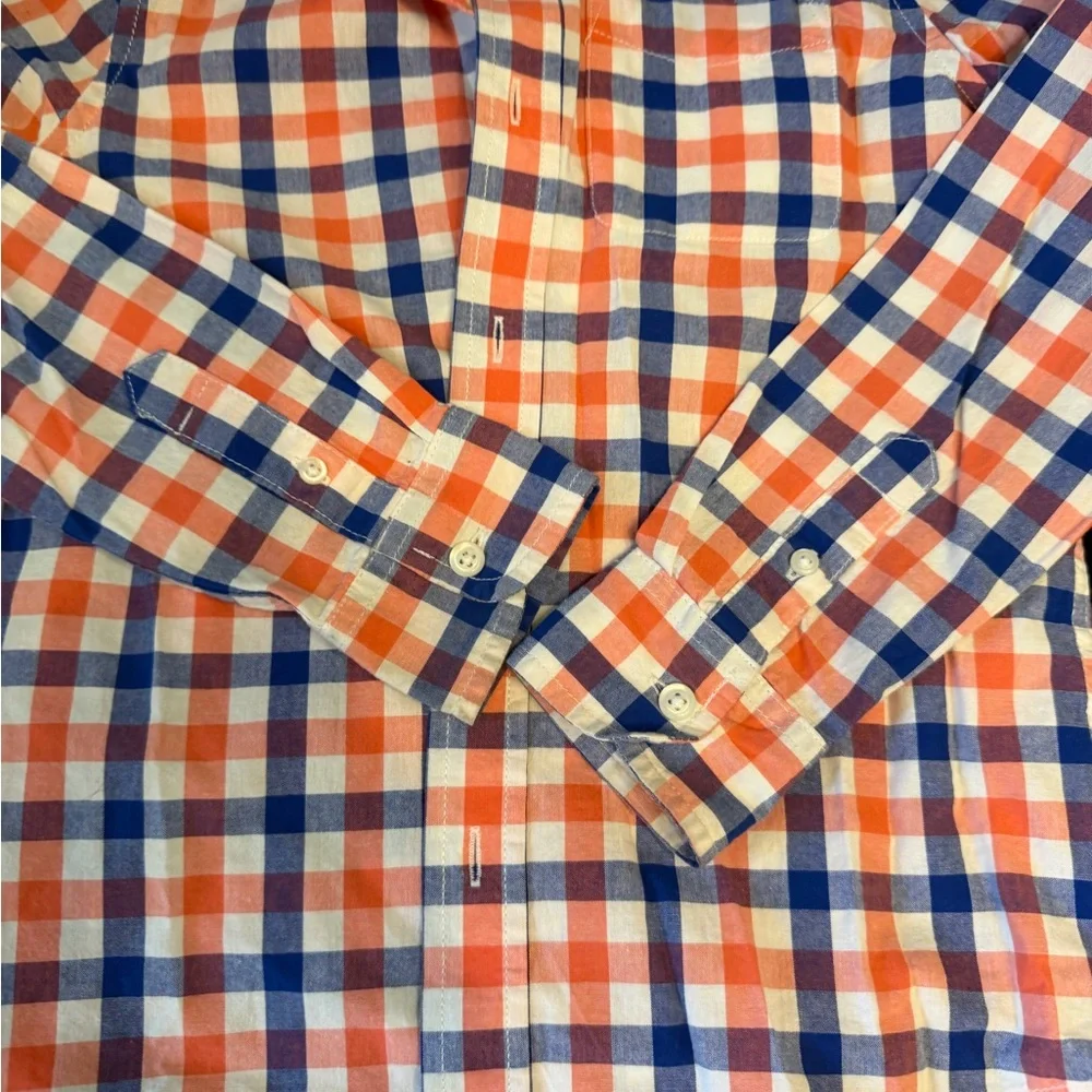 The children’s Place Red and Blue Plaid Button Down Shirt new